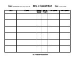 homework chart